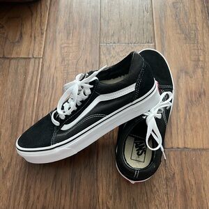 Vans Black and White Sneakers
